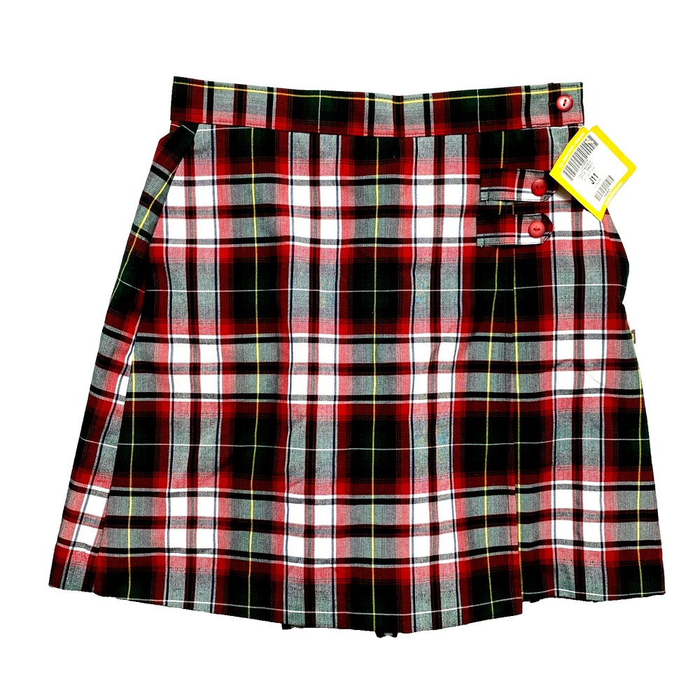 Dennis Uniform Skort 3521 Girls J11 Bruce Plaid NWT